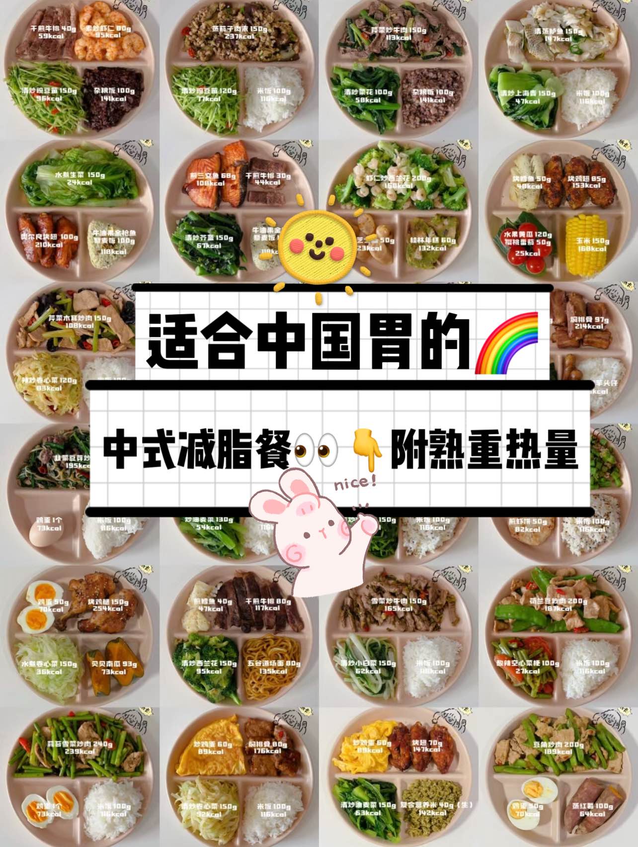适合中国胃的——中式减脂餐（附热量熟重做法👇）