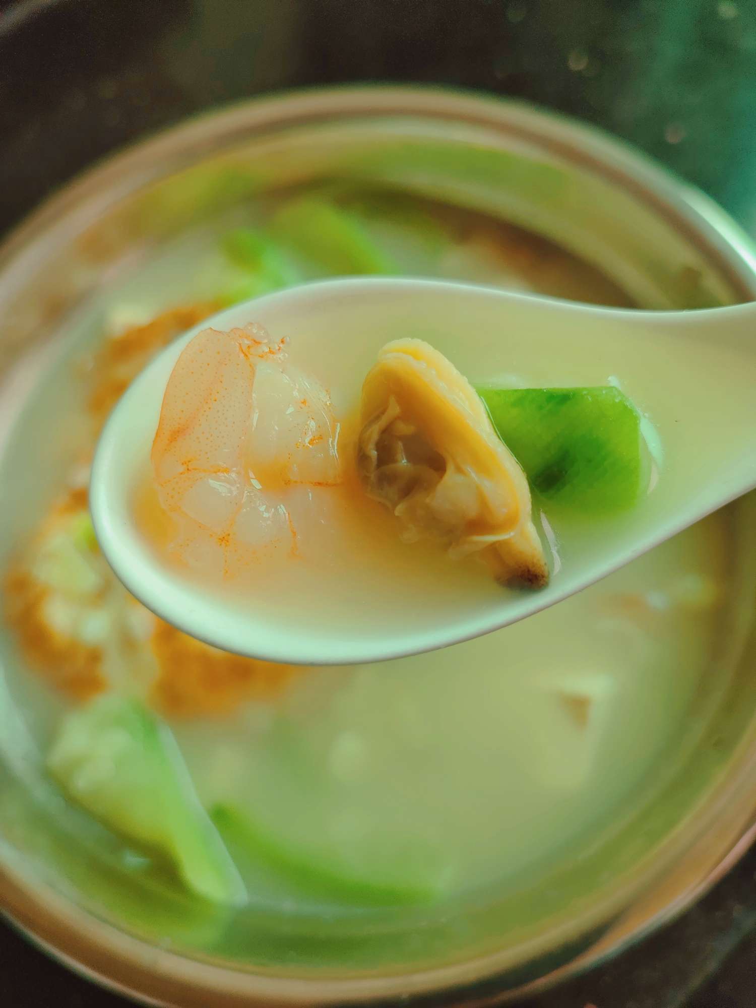 瘦了66斤的食谱-刮油丝瓜汤