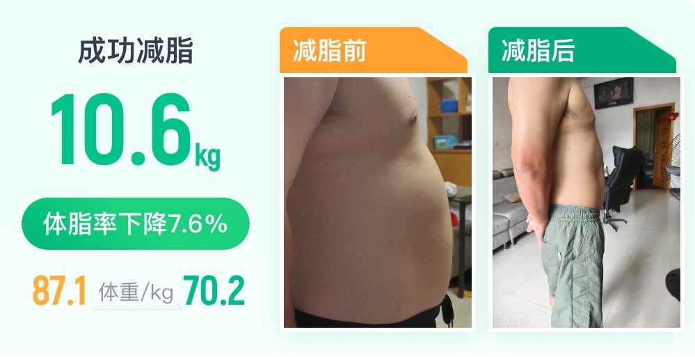 两个半月轻松瘦34斤,整个人都舒服了