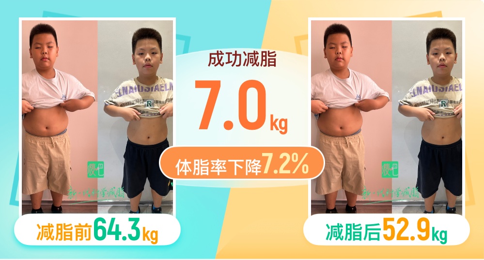 11岁的孩子88天减22.4斤