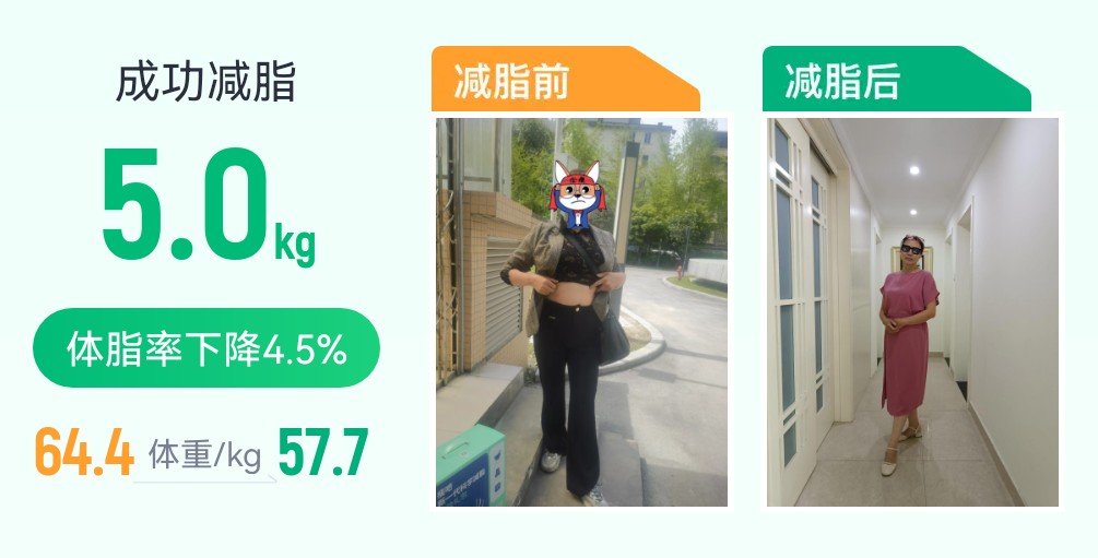 健康吃瘦13斤