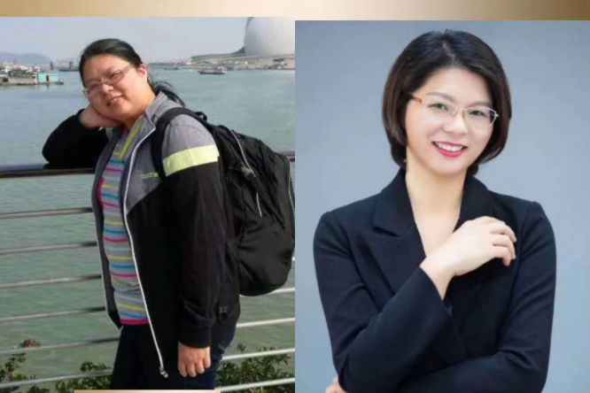 大妈蜕变成靓妈