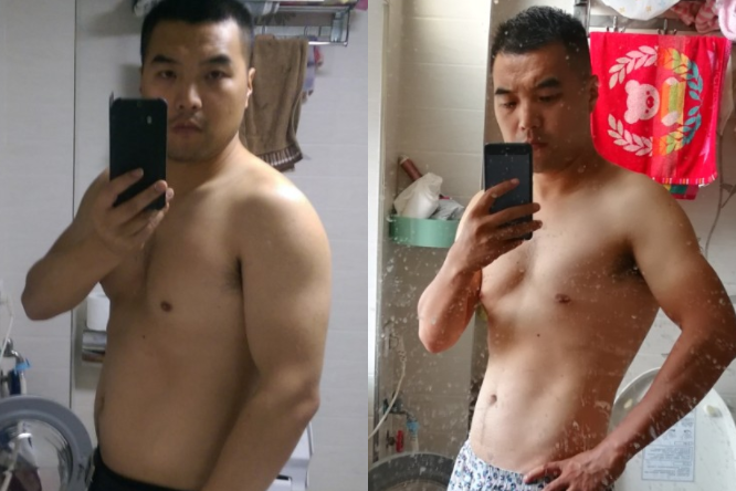 170斤，减到135斤，脸的变化最喜人！