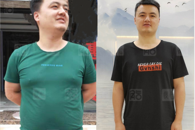 成功减脂46.8斤 ,油腻大叔变小鲜肉