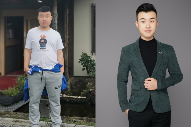 00后小肥肉减脂后变成小鲜肉