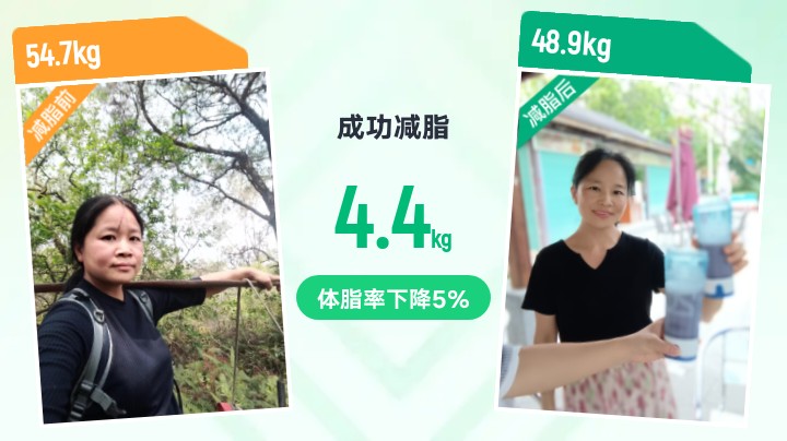 成功减脂5.8Kg